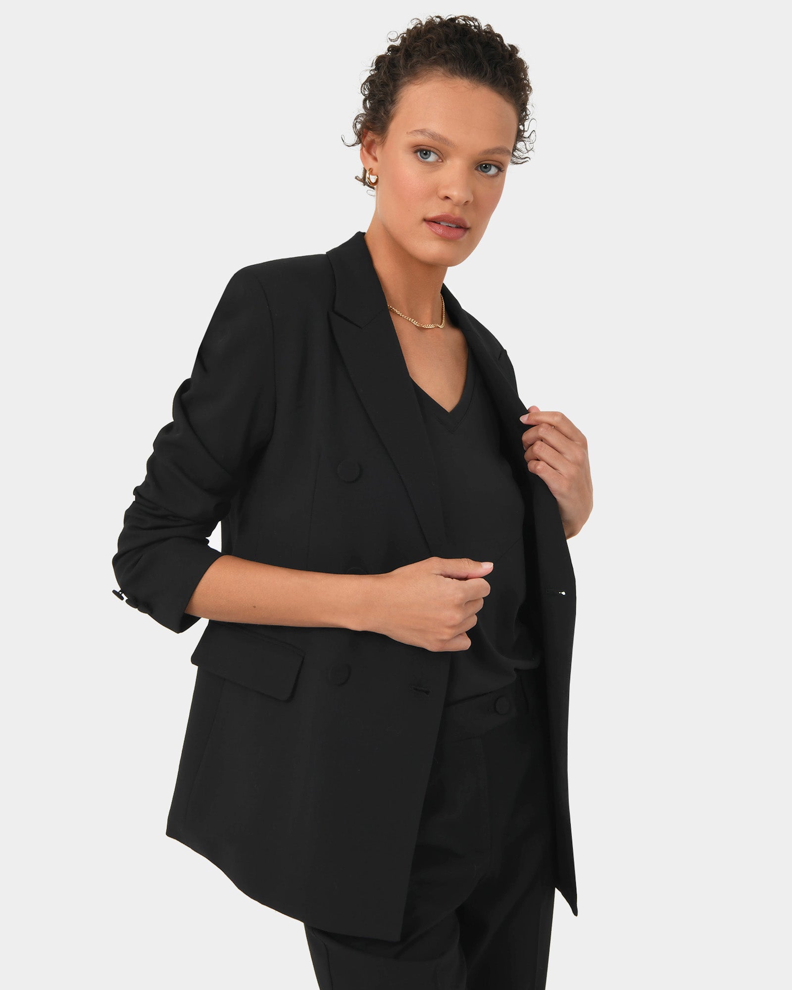 Emani Double Breasted Blazer
