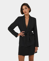 Rain Belted Blazer