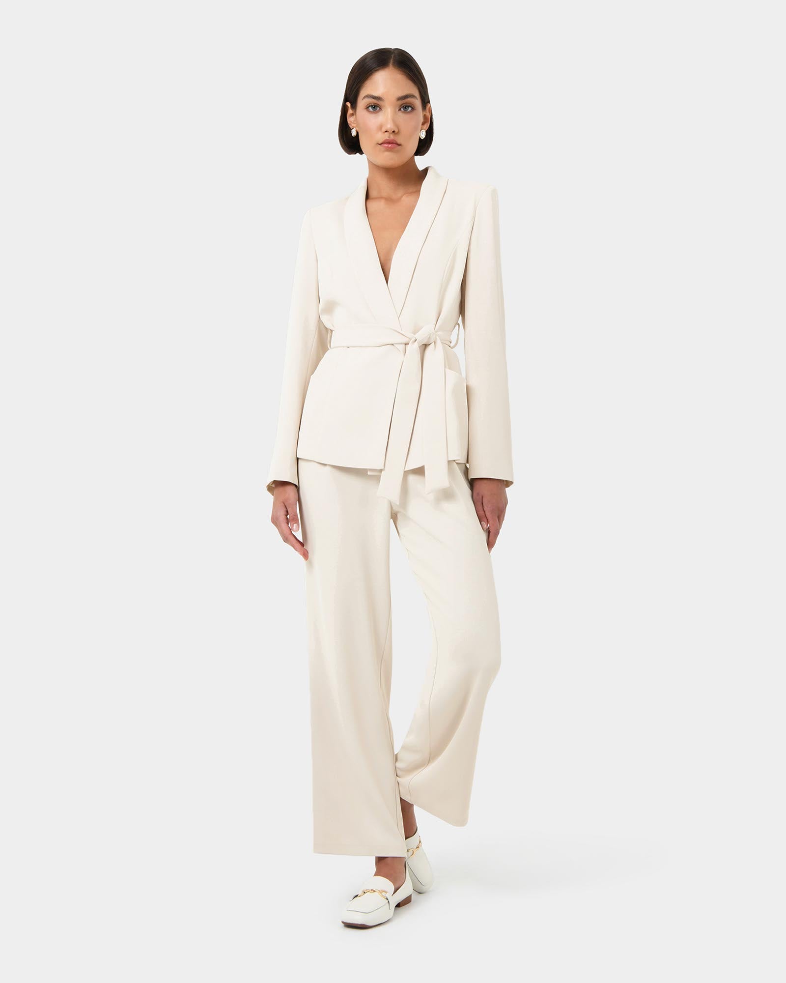 Rain Belted Blazer