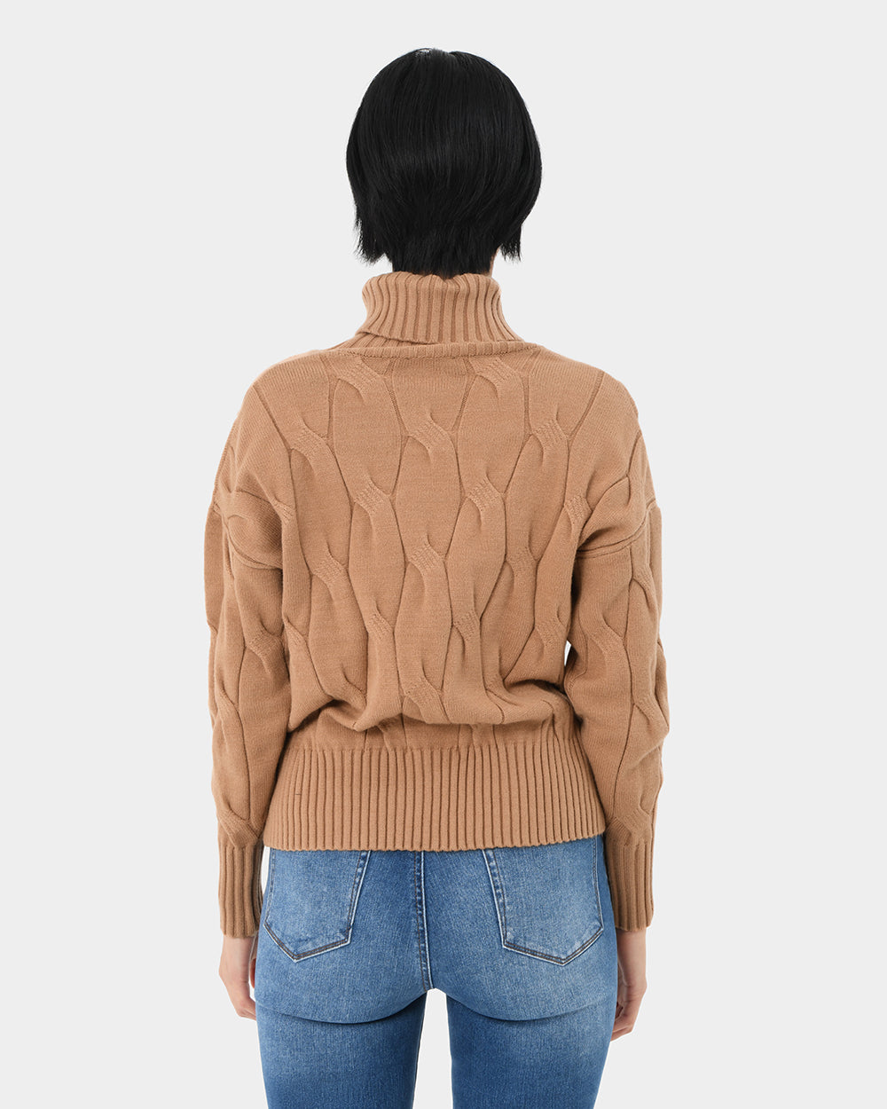 Karma Cable Roll Neck Jumper