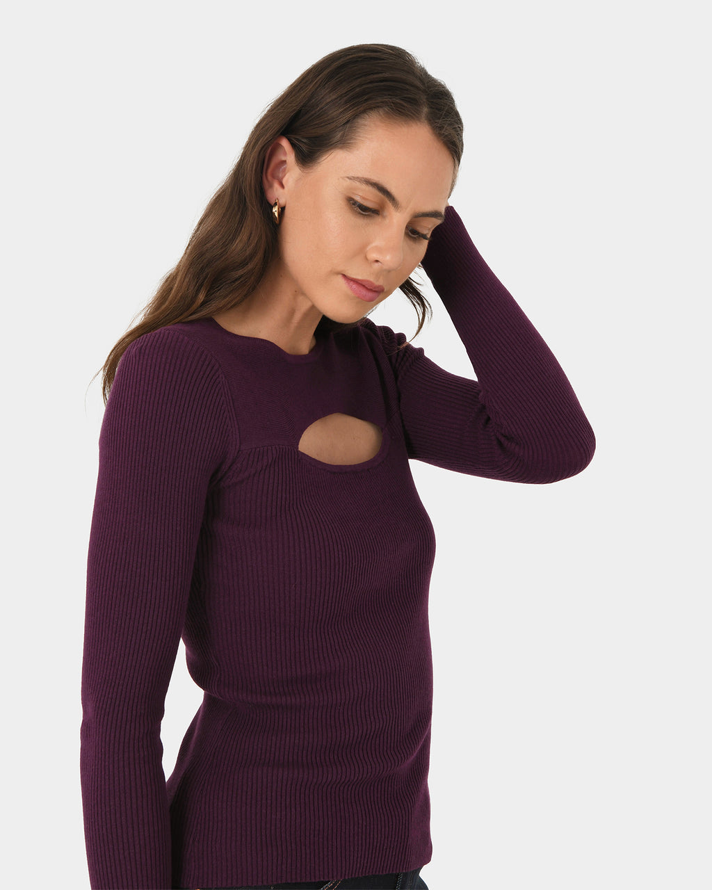 Maryam Cut Out Knit Top