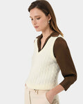 Rene Wool Blend Knit Vest