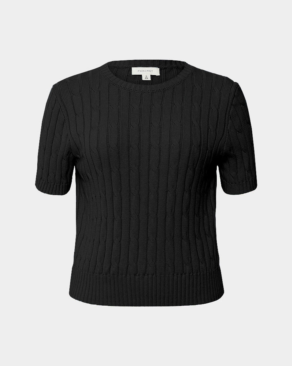 Anita Short Sleeve Cable Knit