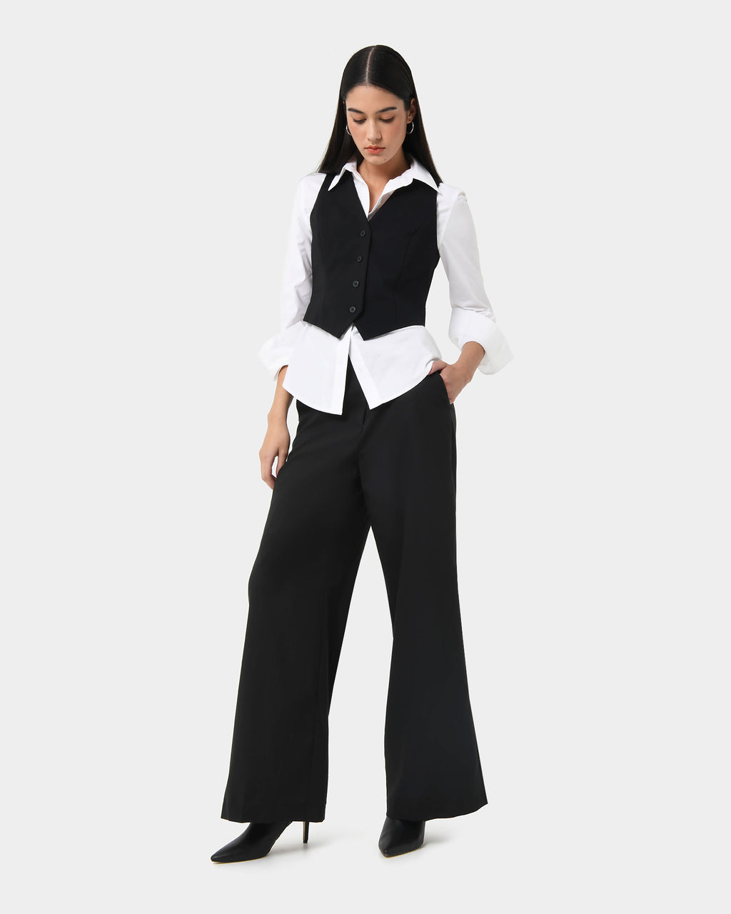 Star Wide Leg Trousers