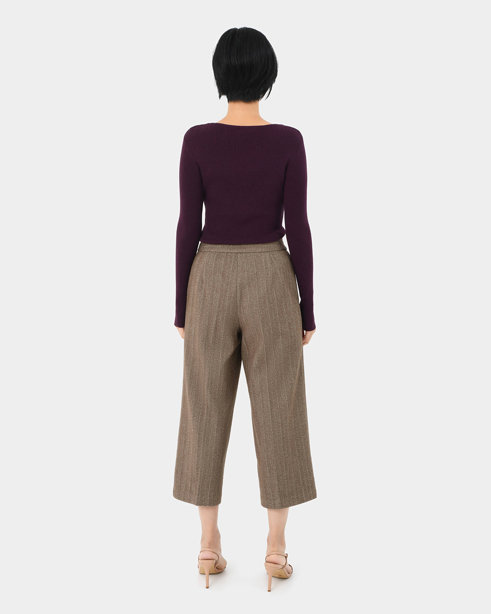 Siya Herringbone Culotte