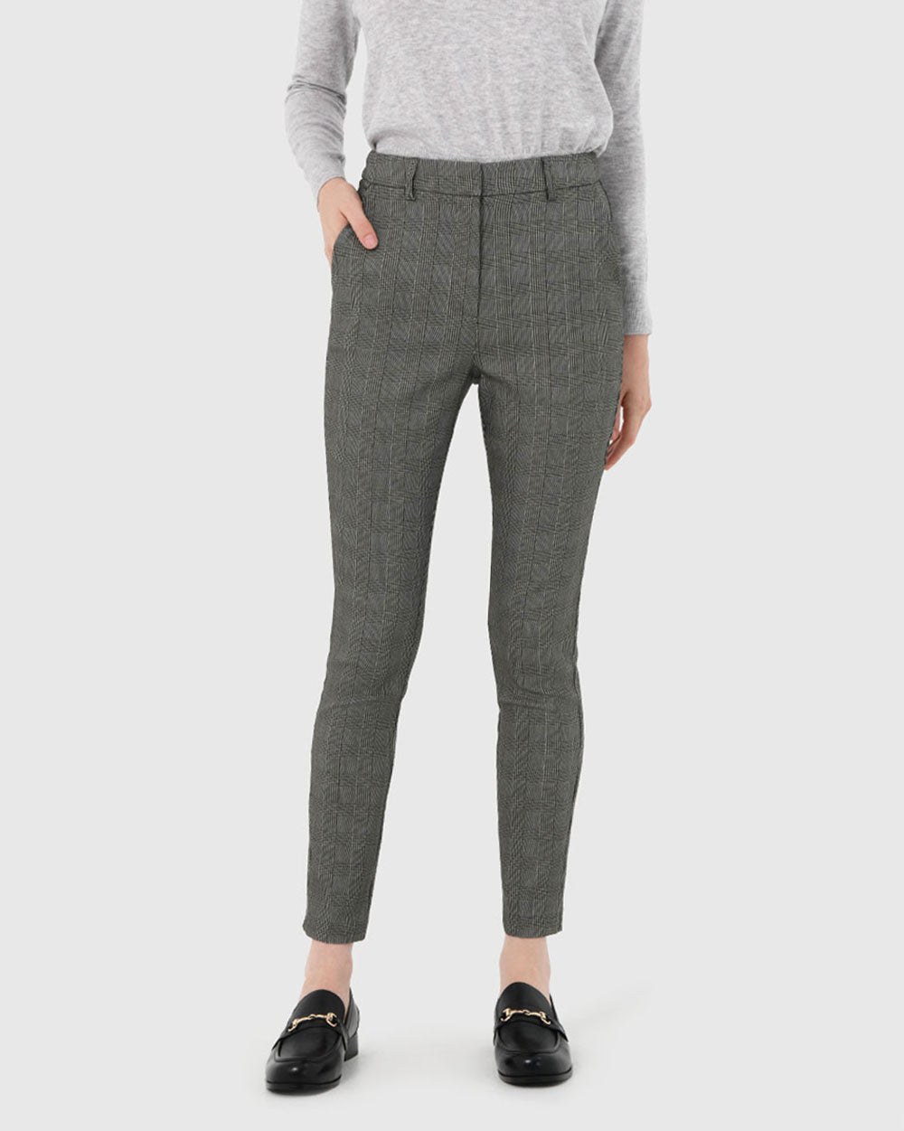 Wren Check Slim Pant
