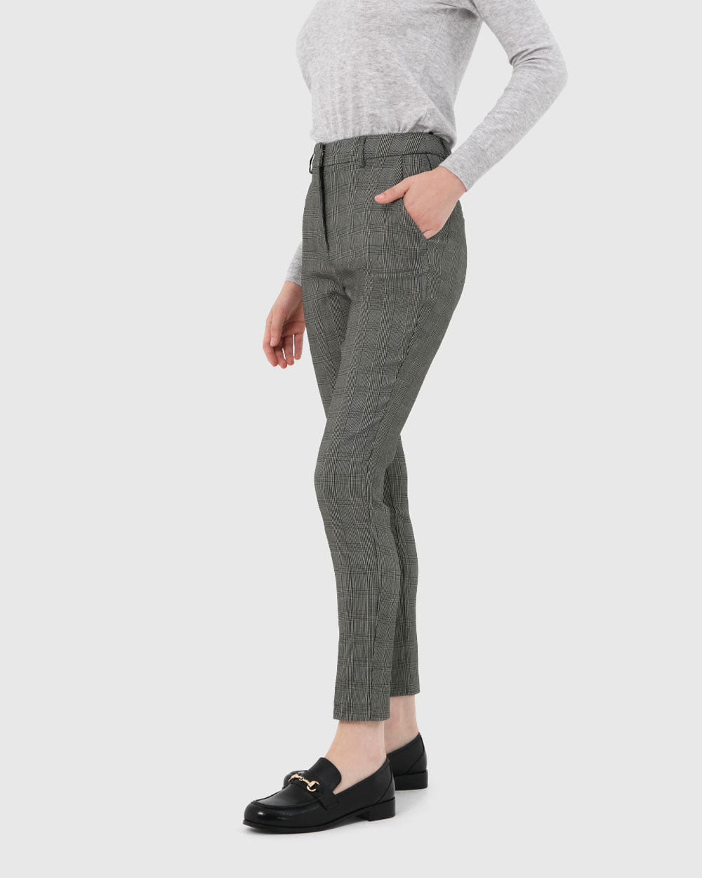 Wren Check Slim Pant