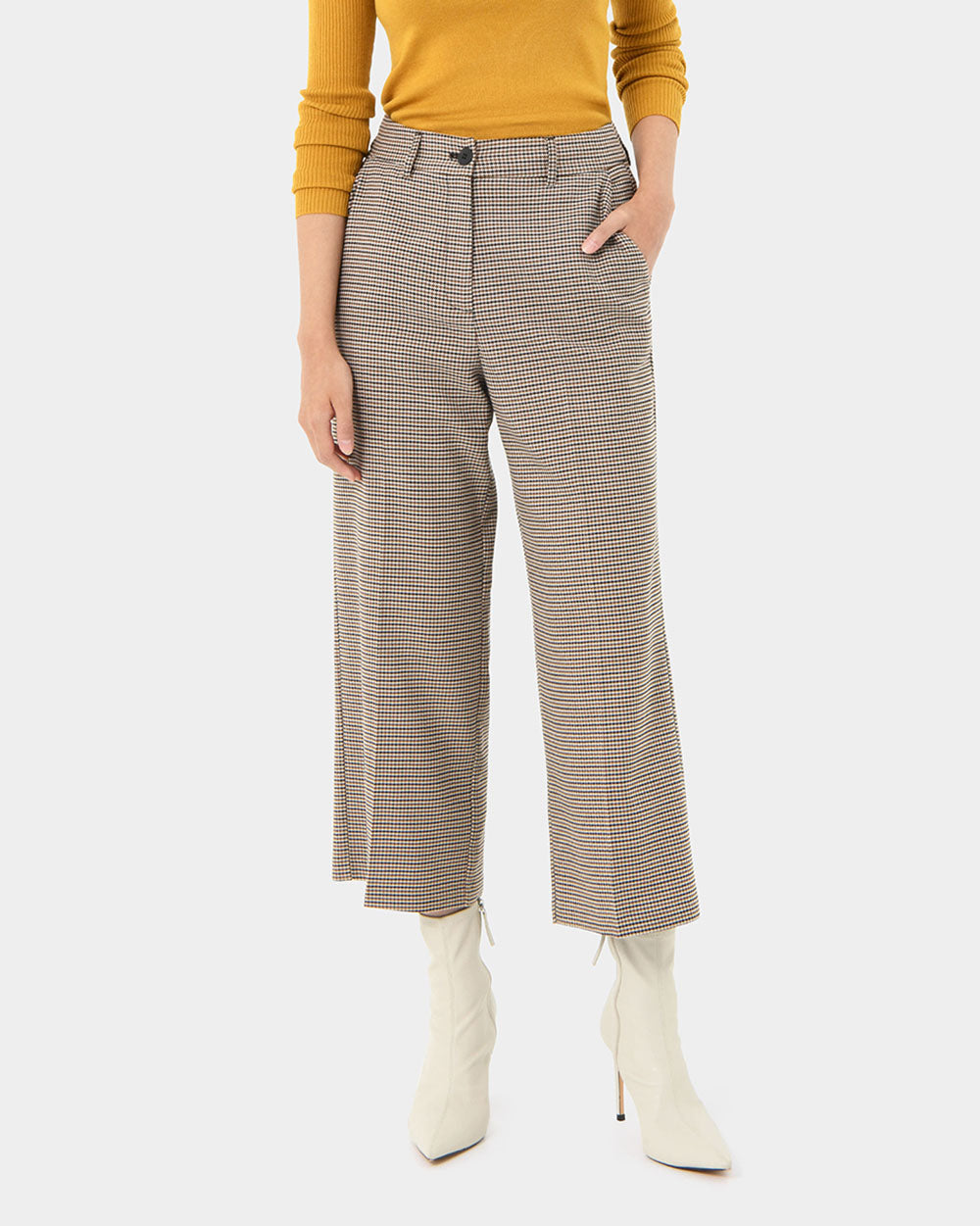 Katherine Houndstooth Culotte