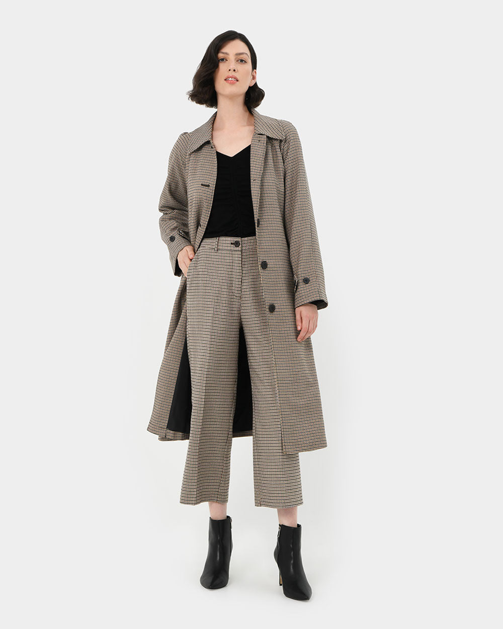 Katherine Houndstooth Culotte