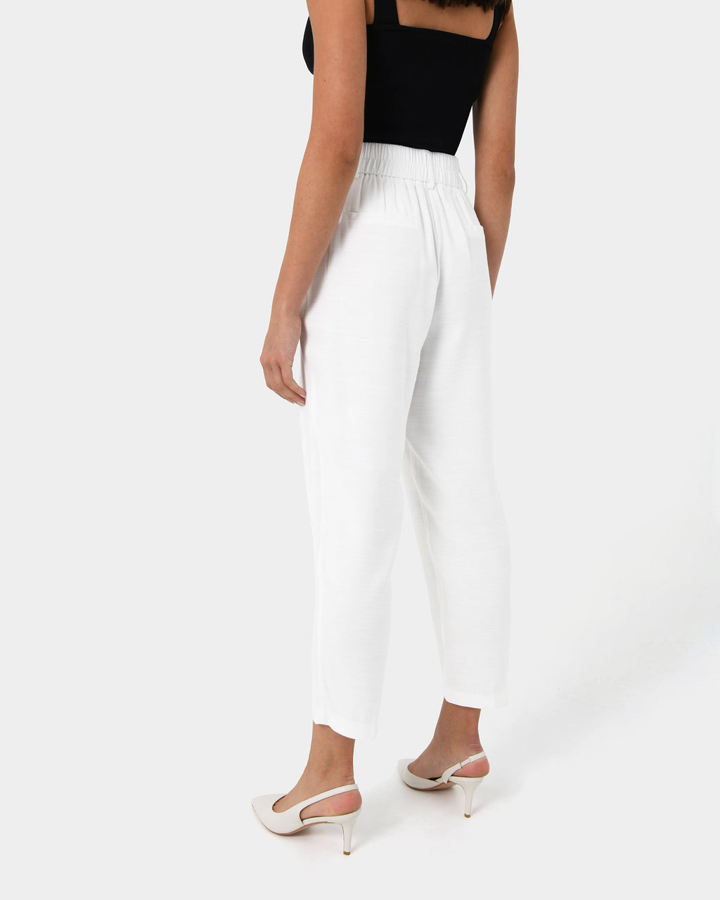 Indigo Elastic Waist Pant