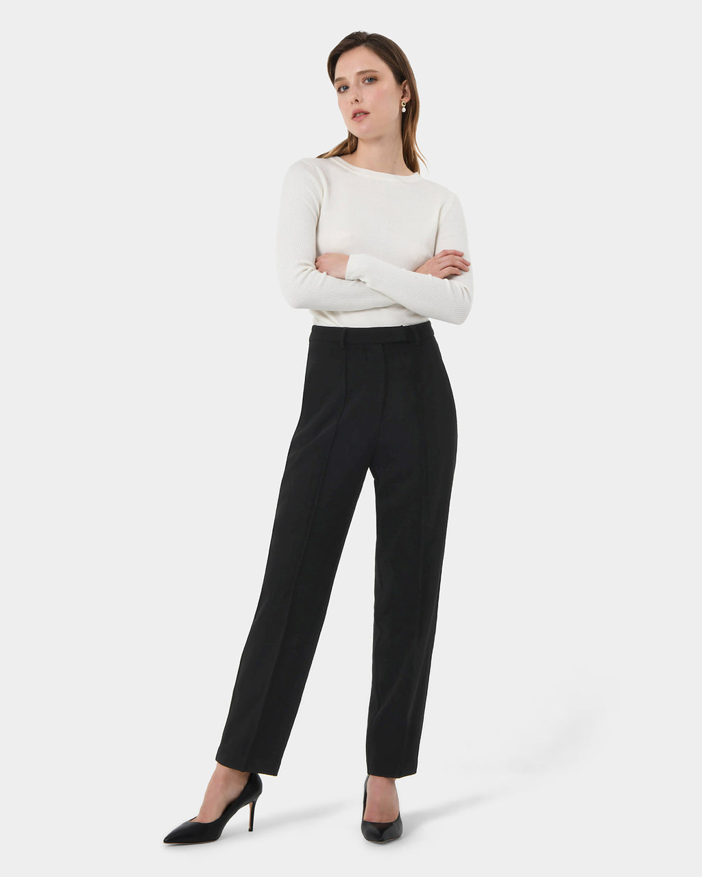 Elodie High Cigarette Pants