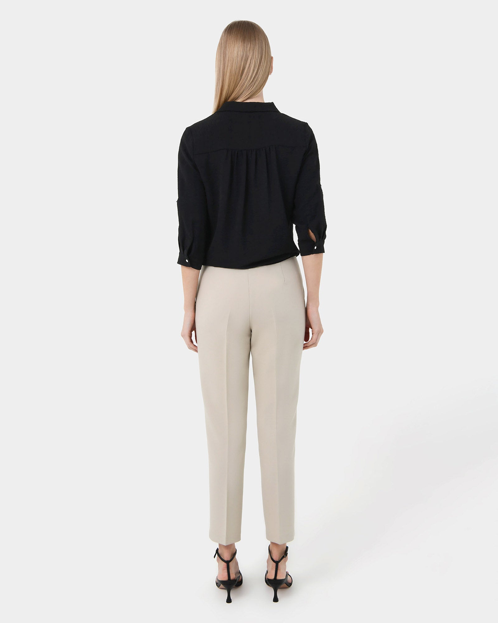 Zeny Slim Fit Cropped Pant