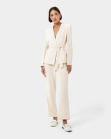 Rain Elastic Waist Pants