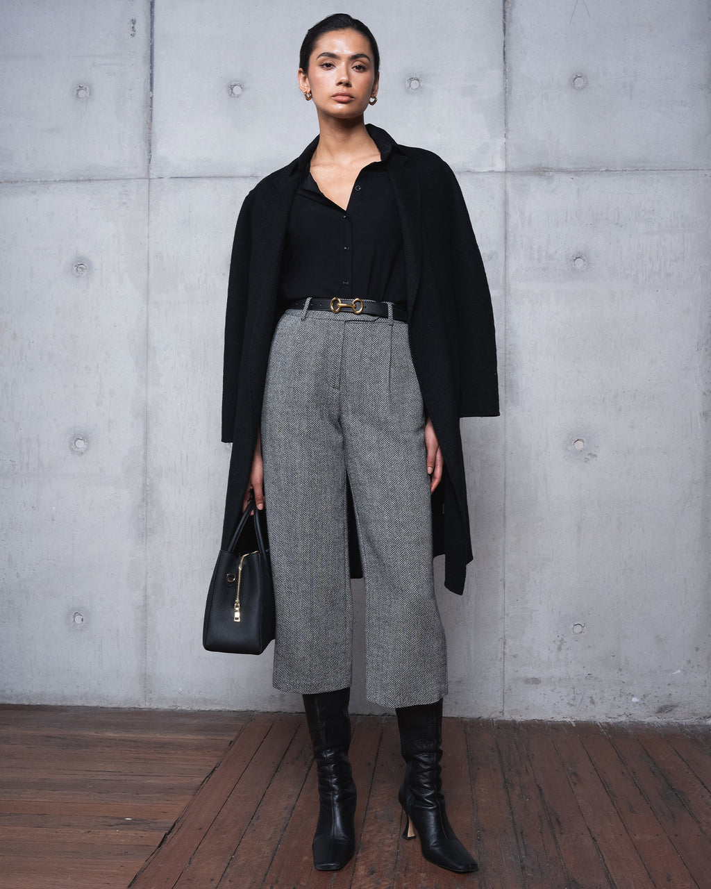 Kyrie Herringbone Culotte