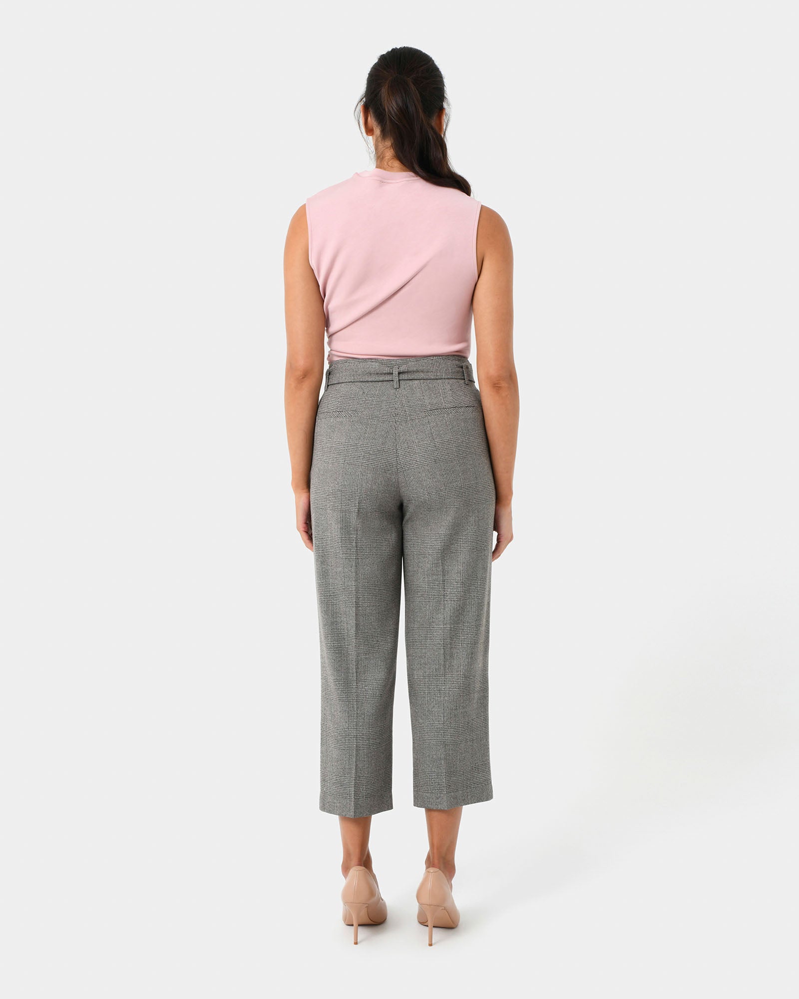 Kai Checked Crop Pants