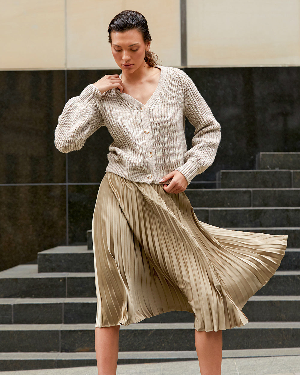 Amiah Pleated Skirt