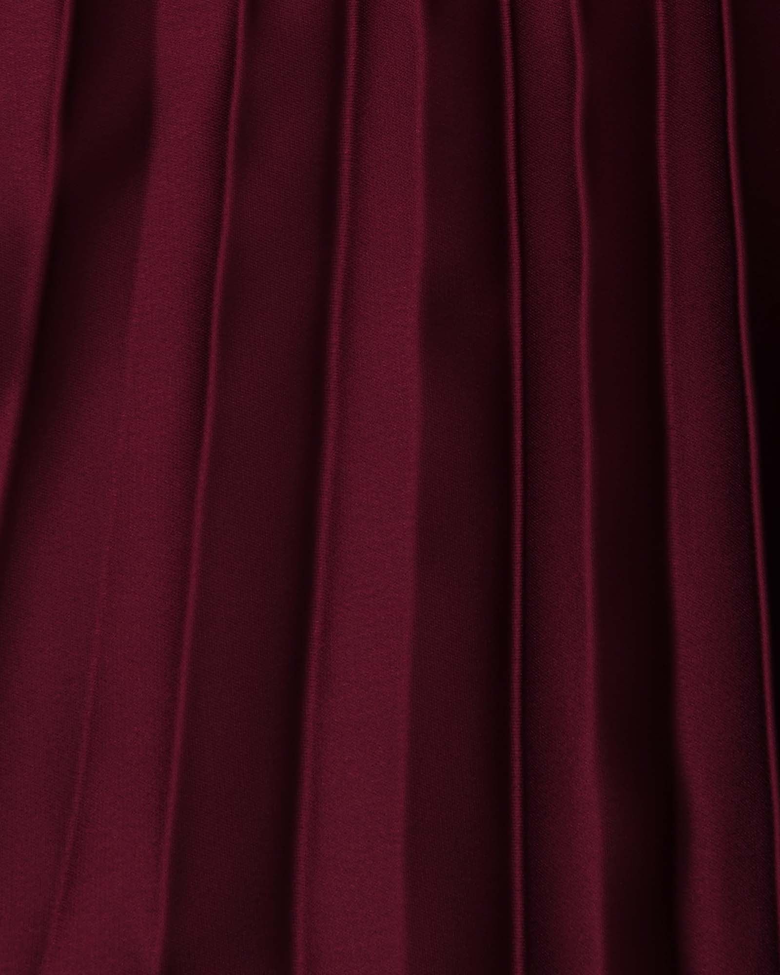 Zyla Satin Pleated Skirt