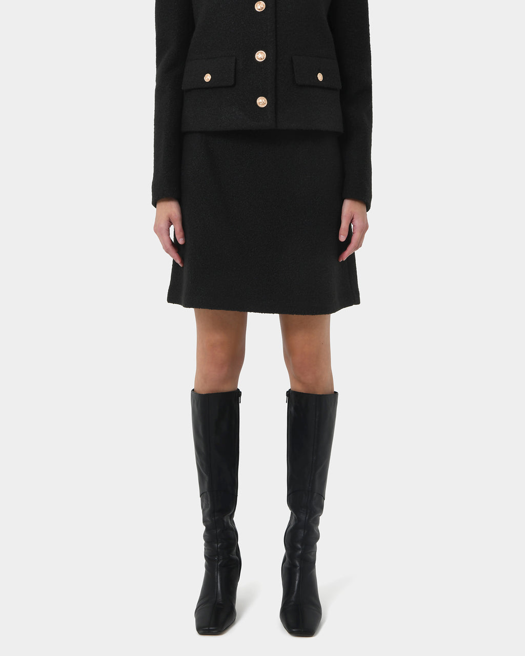 Zahra Boucle Yarn Mini Skirt