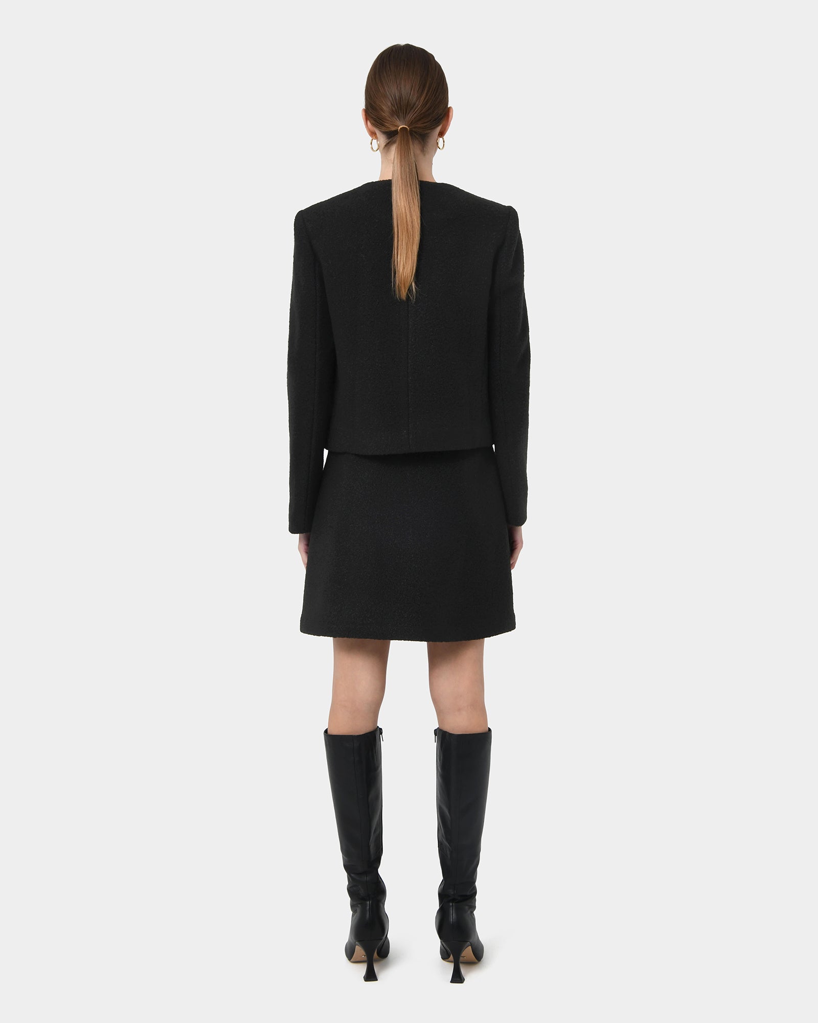 Zahra Boucle Yarn Mini Skirt