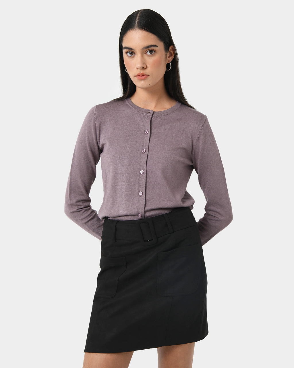 Julie Faux Suede Mini Skirt