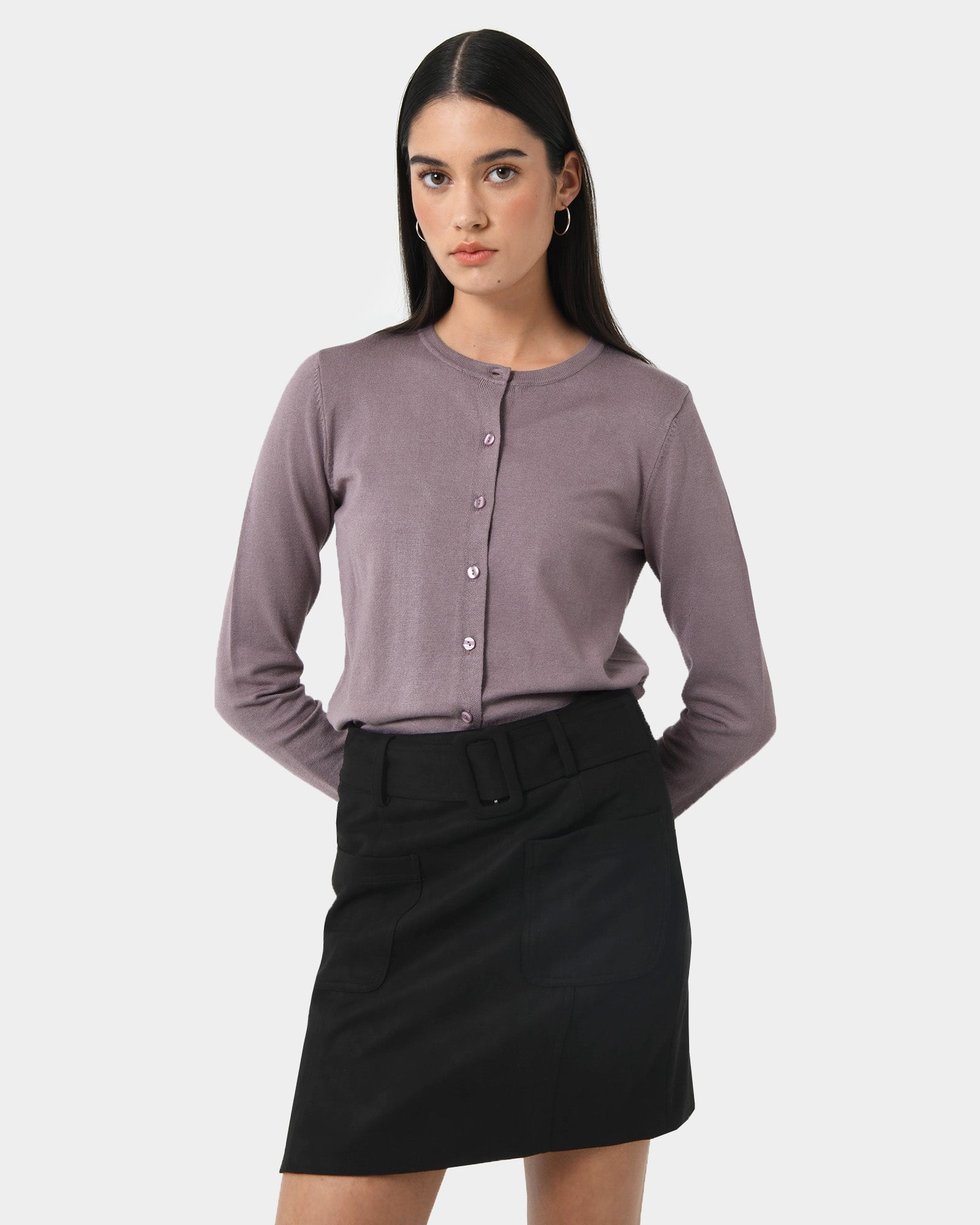 Julie Faux Suede Mini Skirt