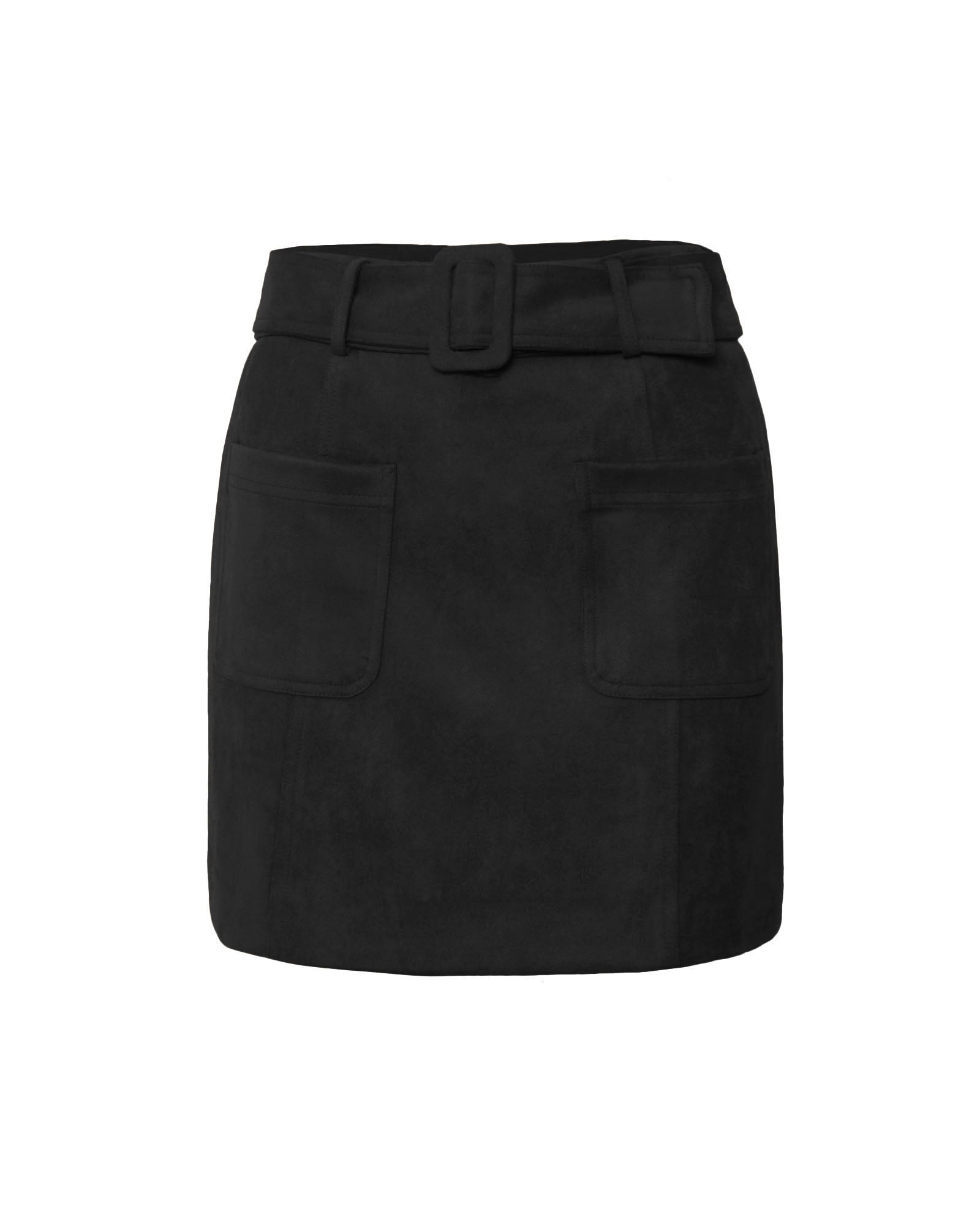 Julie Faux Suede Mini Skirt