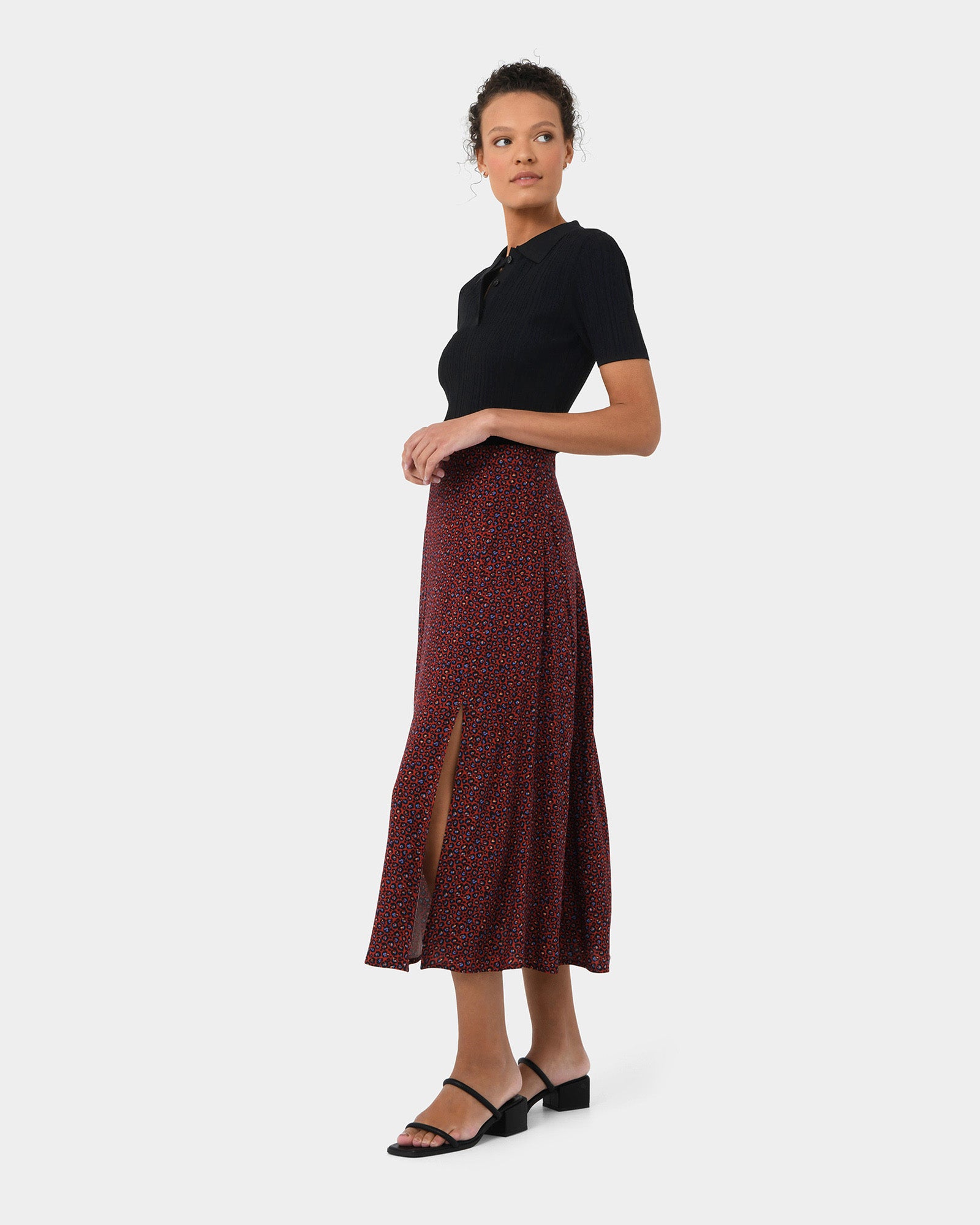 Lilah Animal Print Skirt