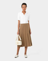 Eloisa Pleated Midi Skirt