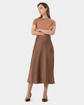 Kalena Satin Bias Skirt