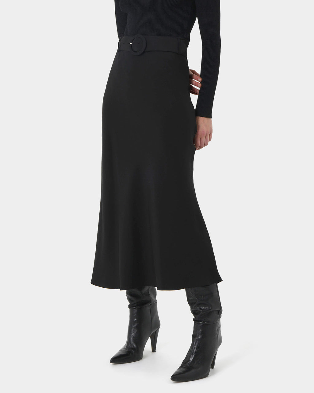 Isla Belted Midi Skirt