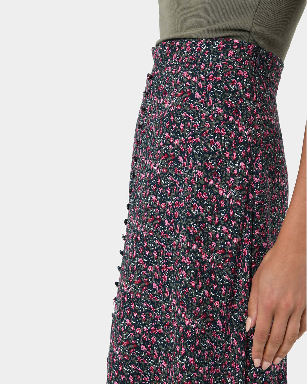 Chantya Floral Midi Skirt