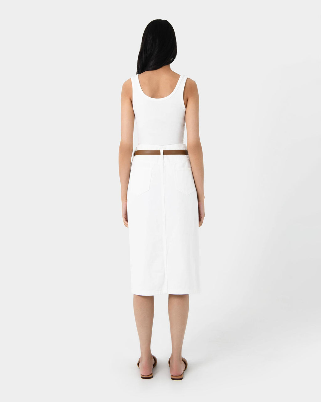 Veronique Midi Denim Skirt