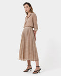 Martina Check Pleated Skirt