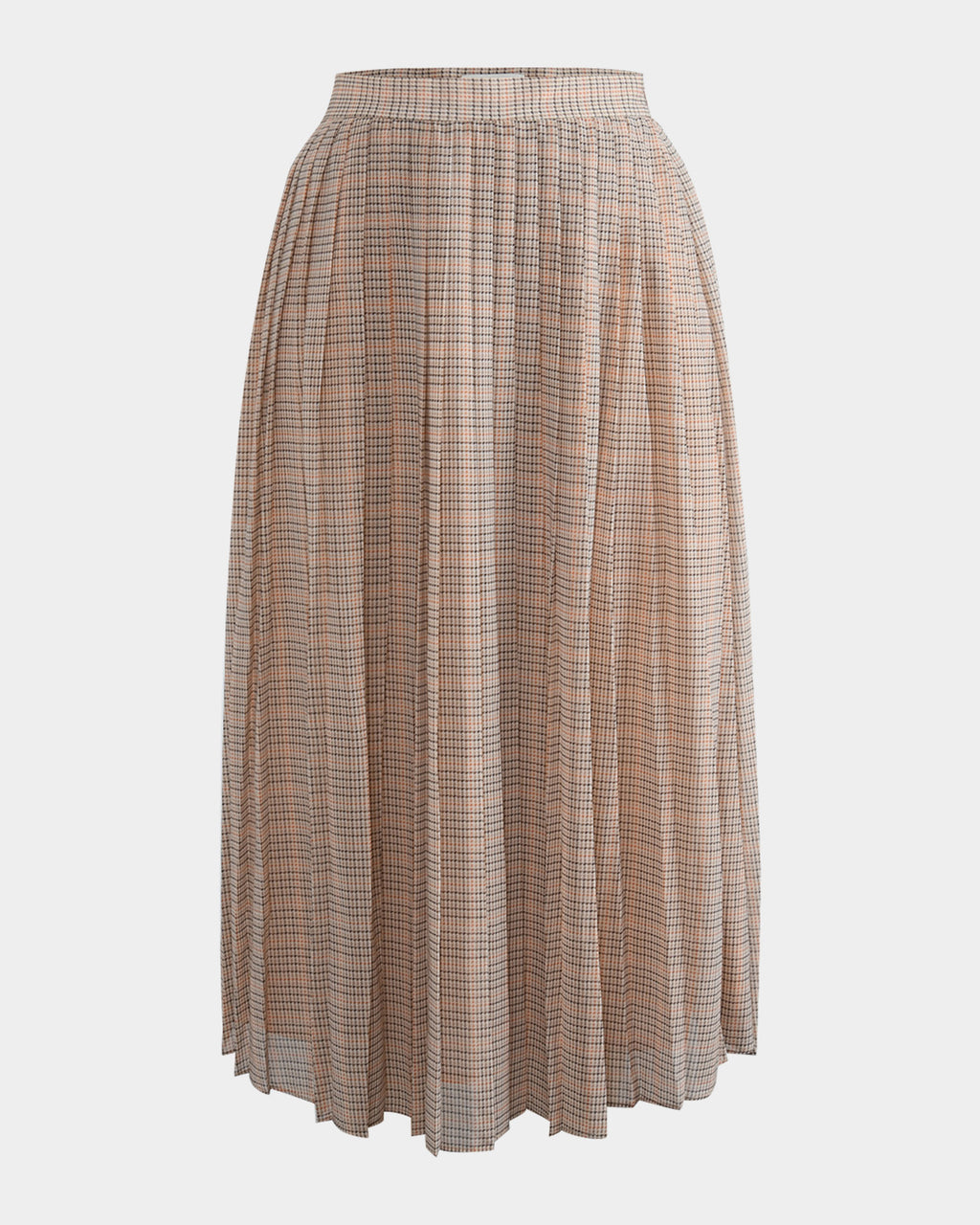 Martina Check Pleated Skirt