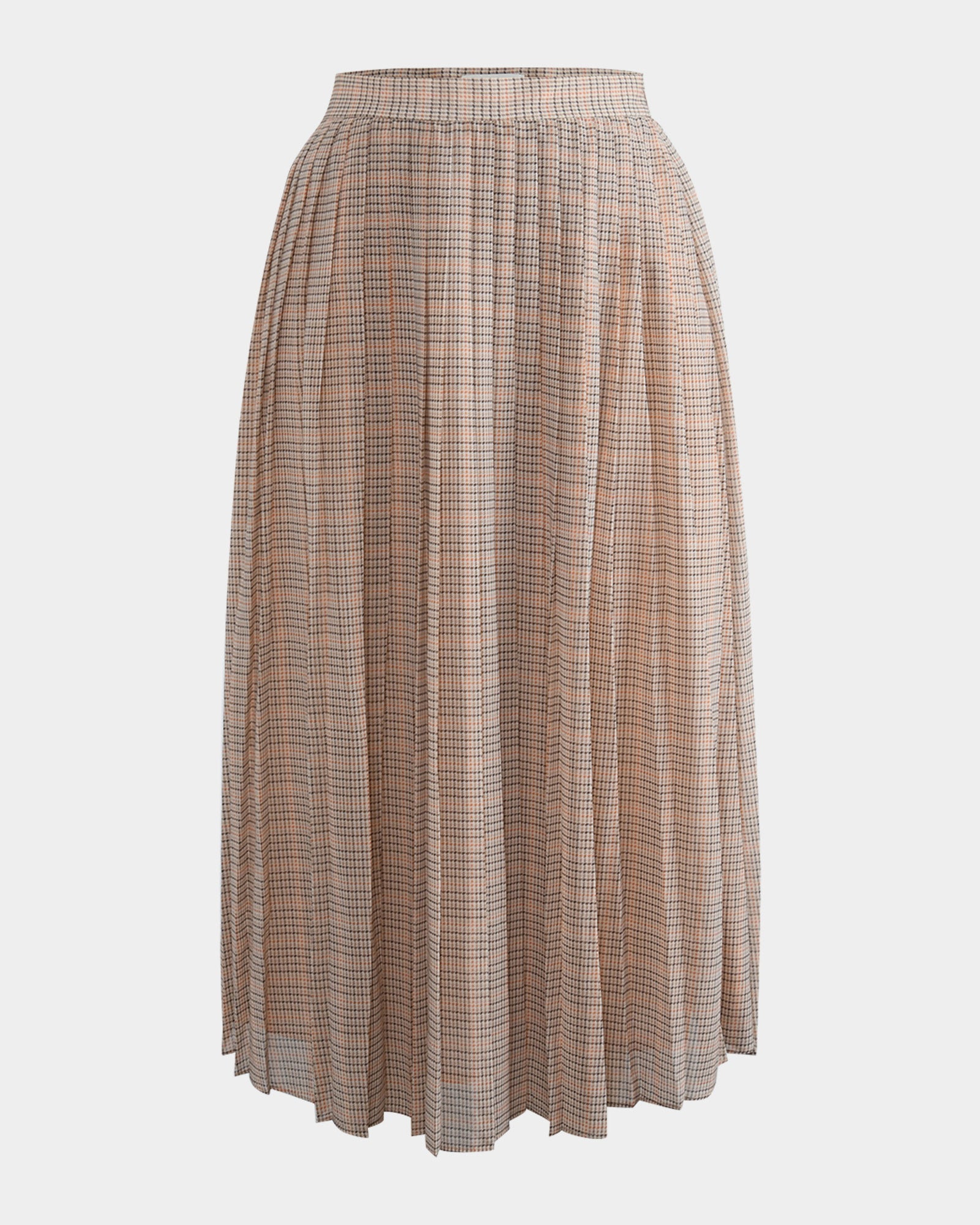 Martina Check Pleated Skirt