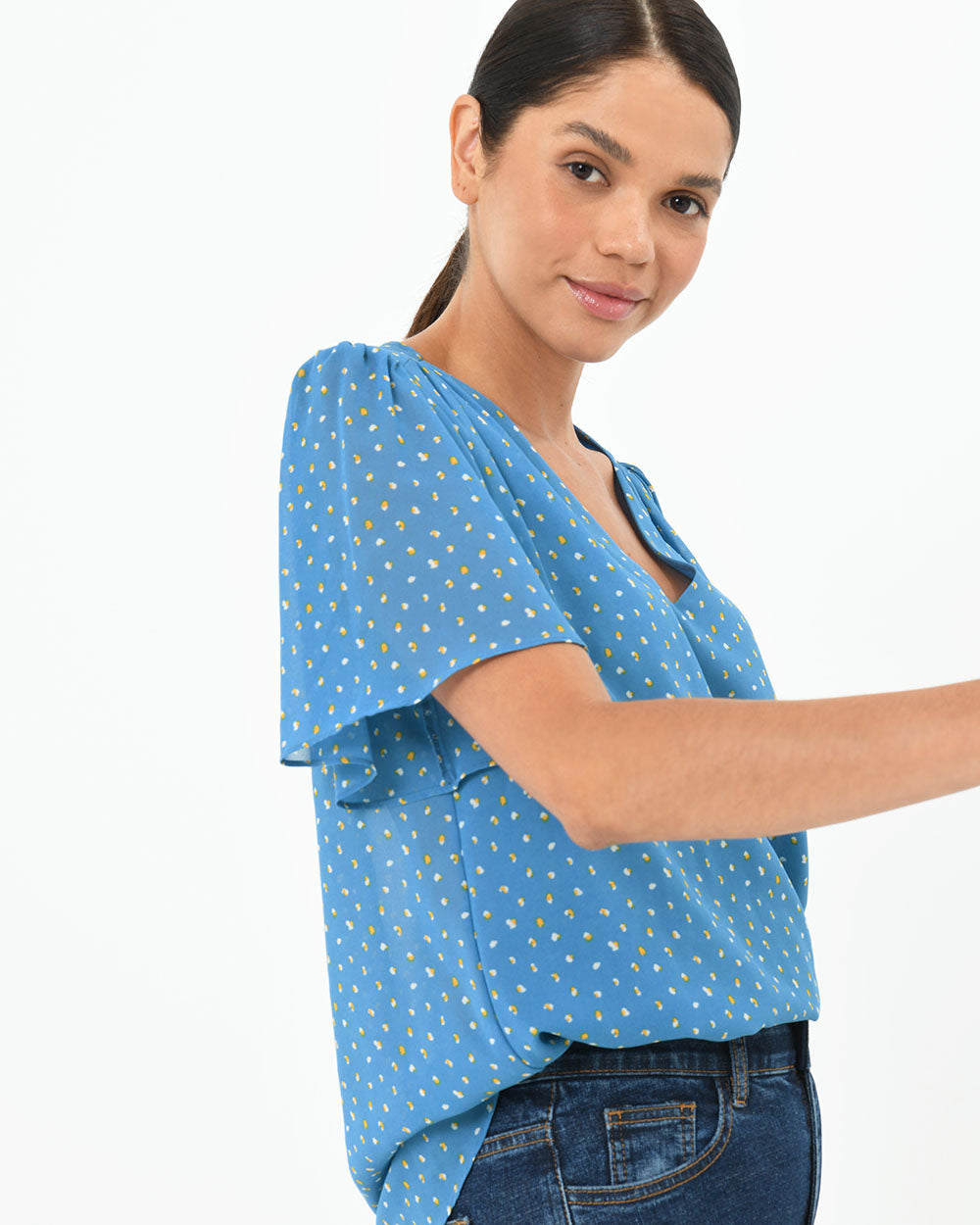 Alyna V-Neck Blouse