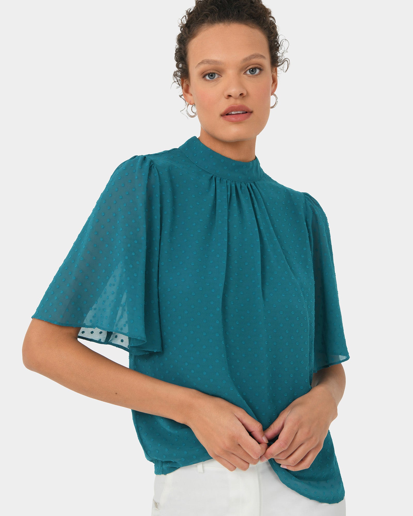 Savina Bell Sleeve Top