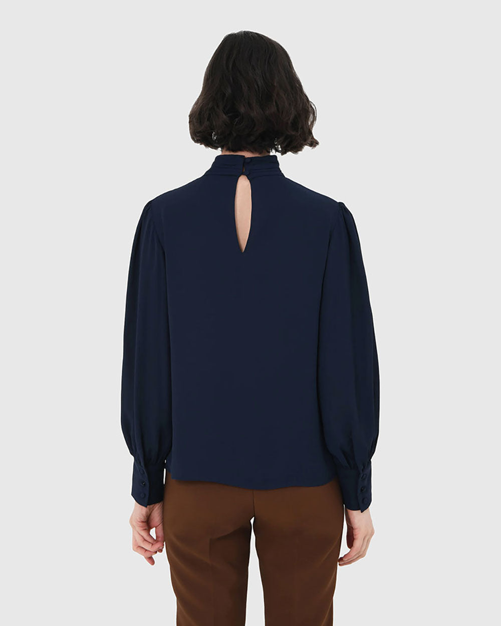 Korra High Neck Blouse