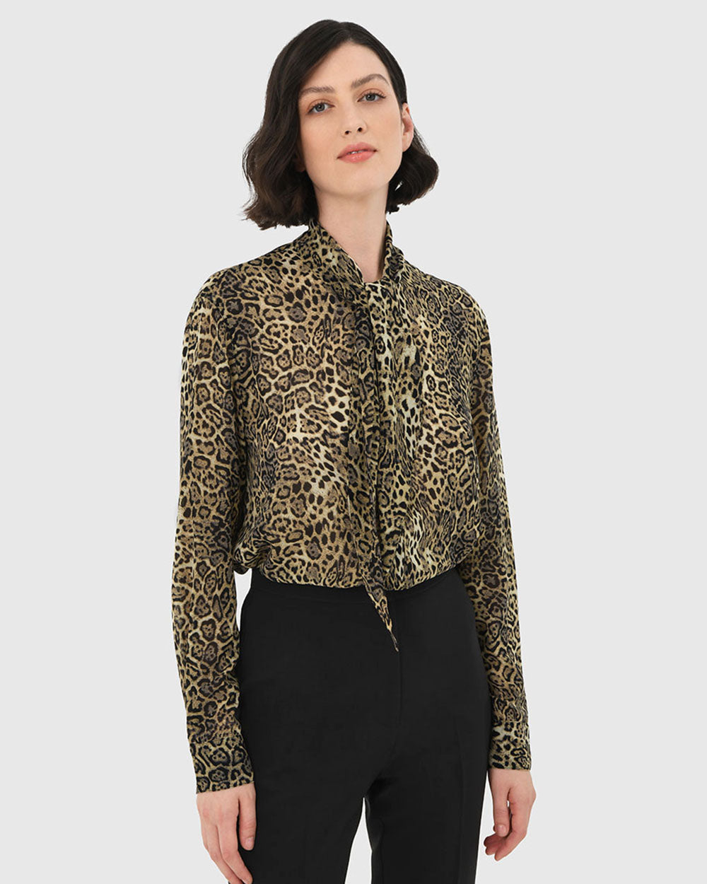 Pamelia Animal Print Blouse