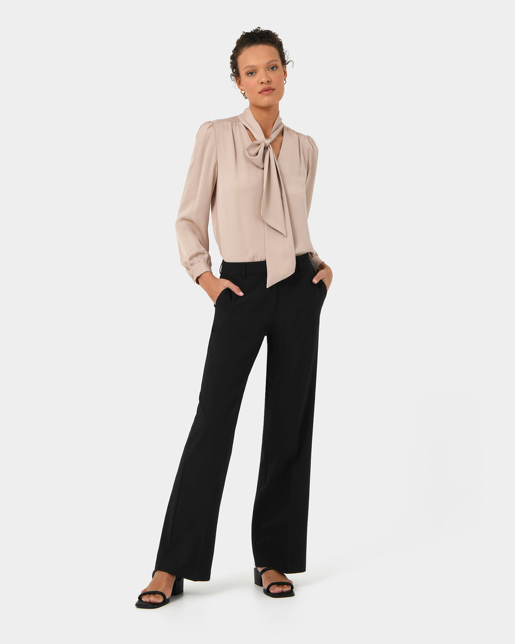 Serene Tie Neck Blouse