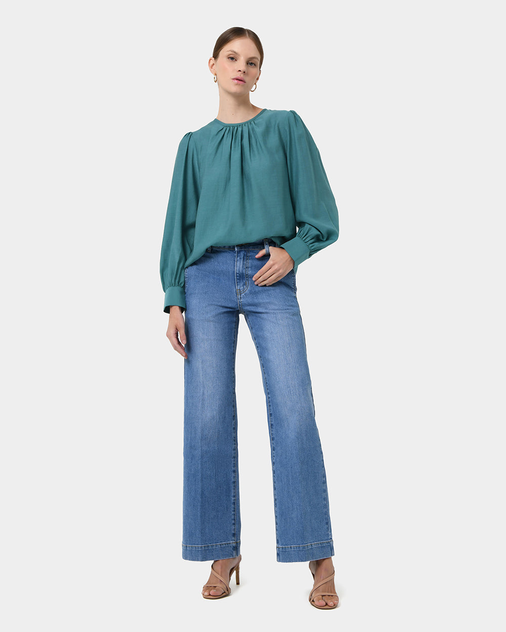 Alessandra Round Neck Blouse