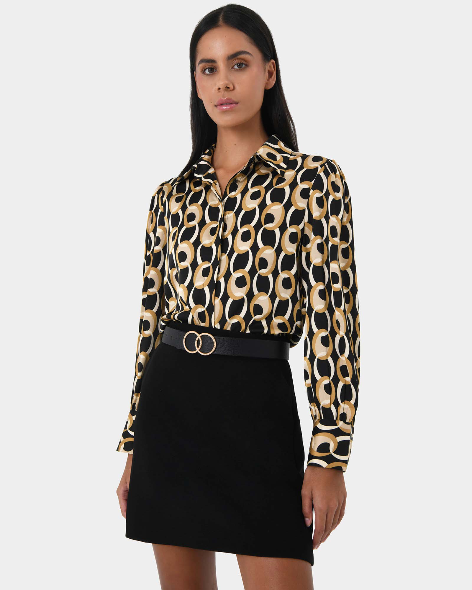 Nour Chain Print Blouse