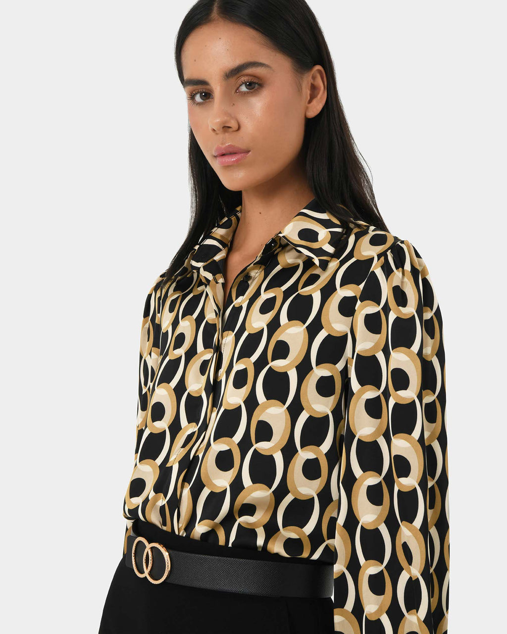 Nour Chain Print Blouse