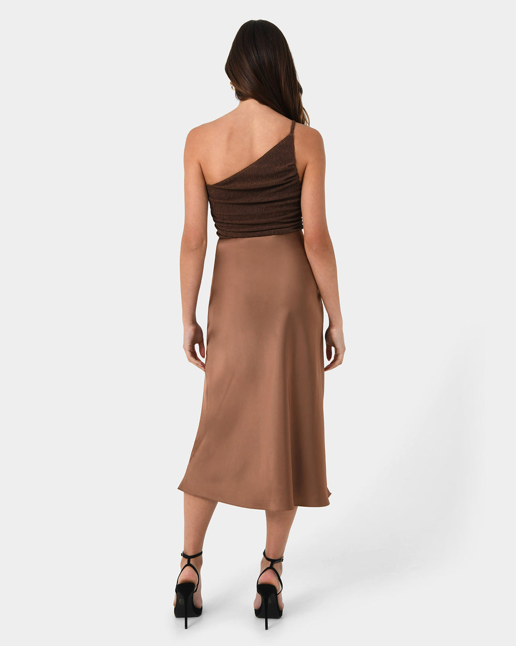 Izzy One Shoulder Crepe Top