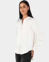 Maira Stand Collar Blouse