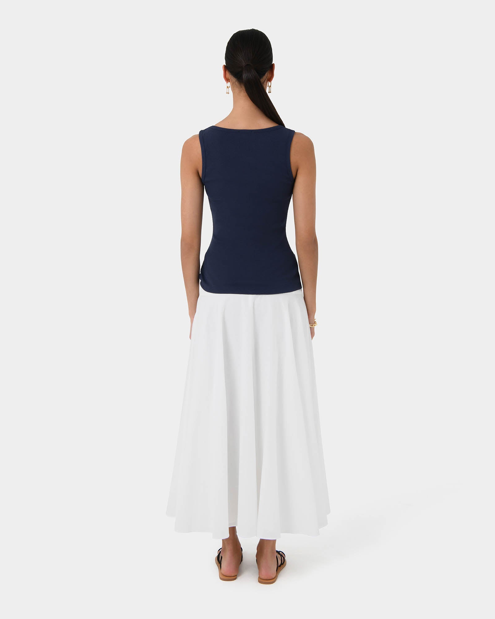 Devin Ribbed Singlet Top