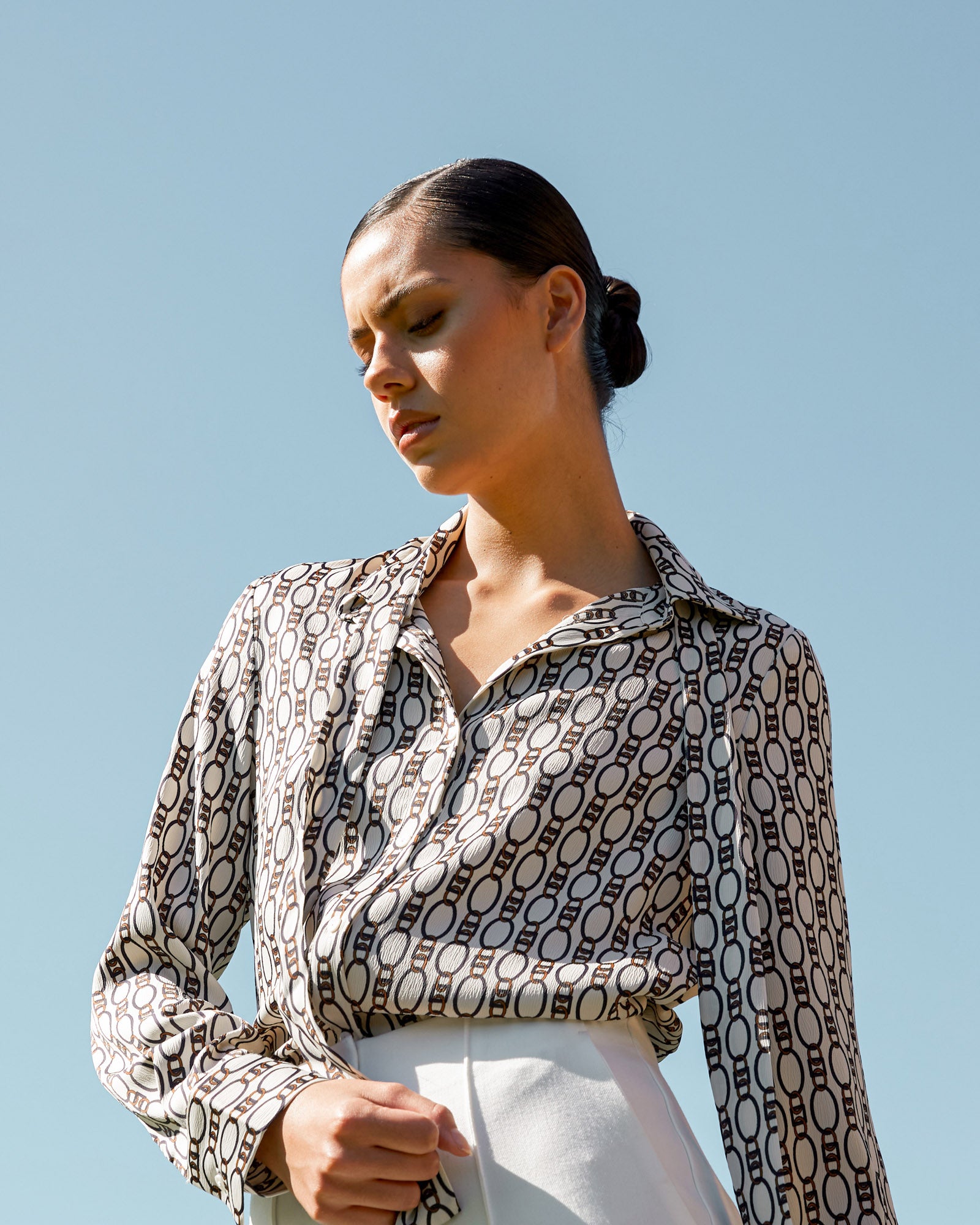 Freya Chain Print Blouse