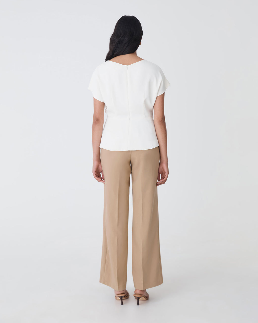 Bonnie Gathered Peplum Top