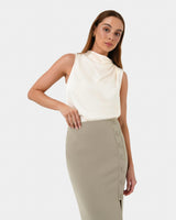 Mae Cowl Neck Top