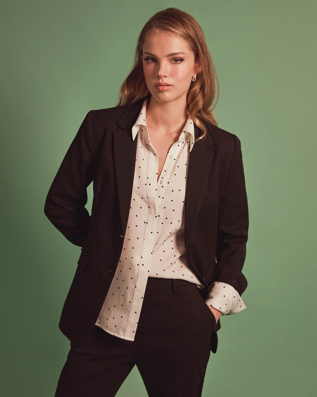 Lesly Polka Dot Blouse